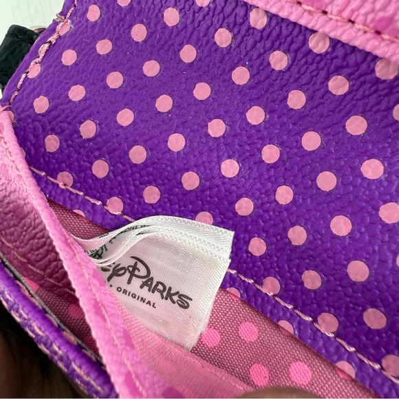Disney Parks So Sweet Clutch Wristlet Wallet NWOT Mickey Minni - Picture 11 of 11
